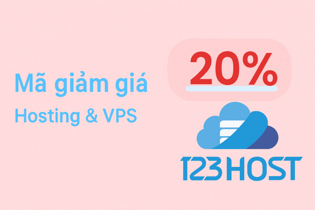 Mã giảm giá 123HOST: Hosting, VSP mới nhất